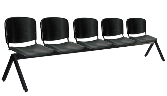 ELLITICO-OHR-2600-5P - Banca comercial de 5 plazas