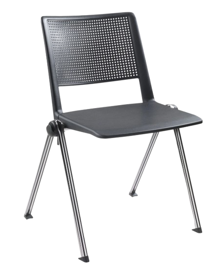 REVOLUTION-OHV-86CR Color Rojo - Silla con brazos roja